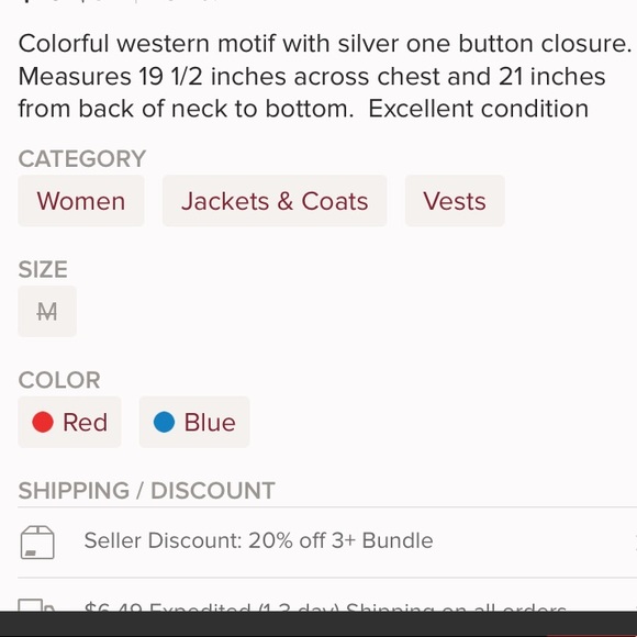 Wool Aztec vest - Picture 3 of 3